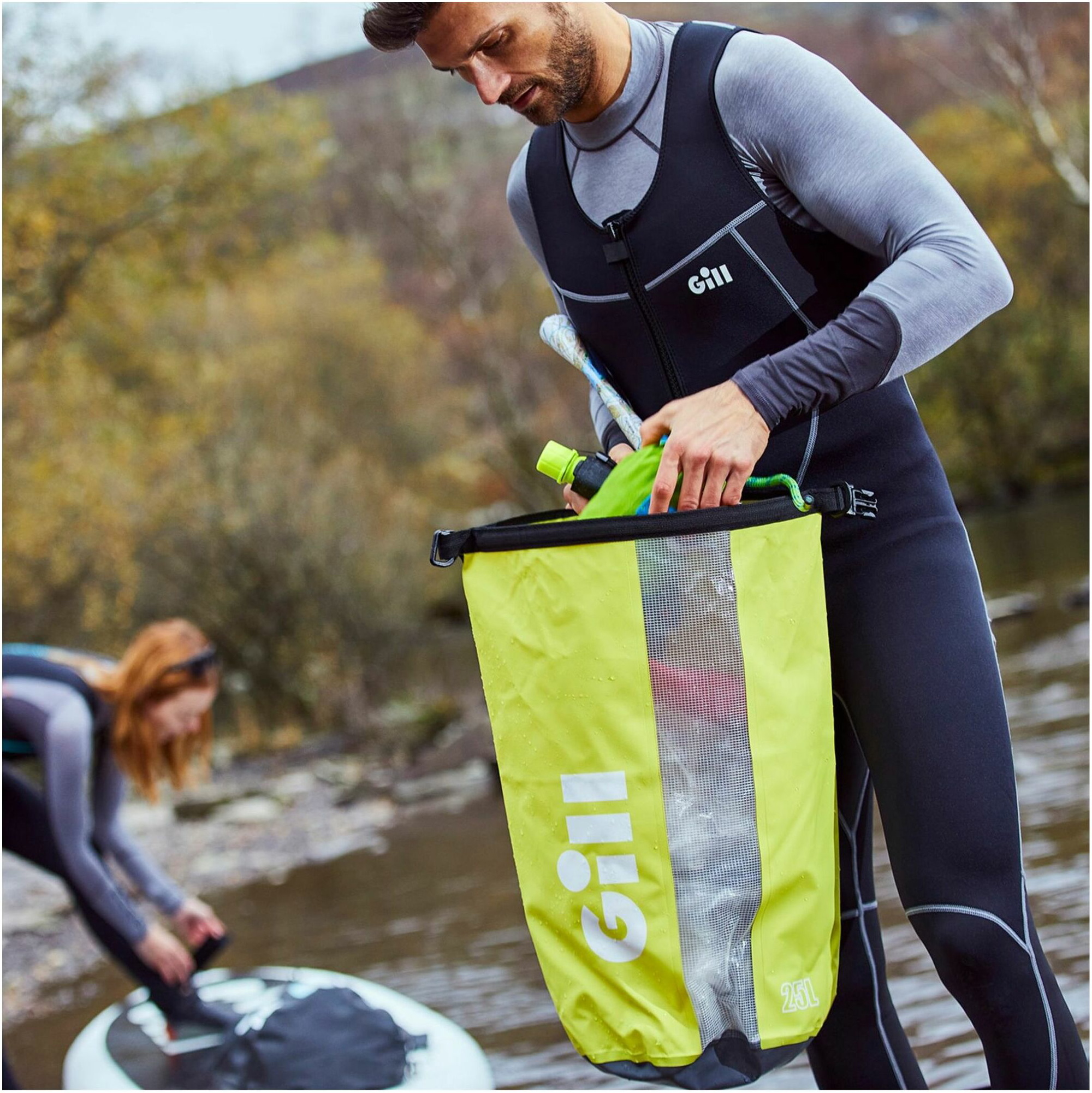2026 Gill Voyager 25L Dry Bag L096 - Sulphur